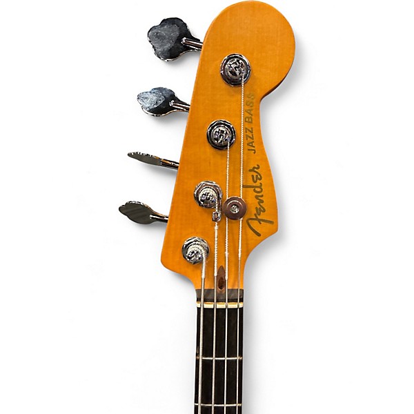 Used 2024 Fender AMERICAN ULTRA II JAZZ BASS Brown Electric Bass Guitar