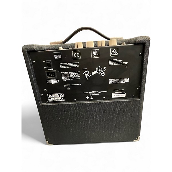 Used Fender Rumble 15 15W 1X8 Bass Combo Amp