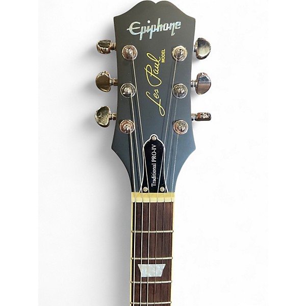 Used Epiphone TRADITIONAL IV Gold Top Solid Body Electric Guitar