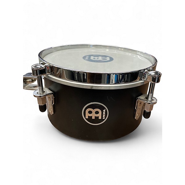 Used MEINL 8in Snare Timbal Black Drum