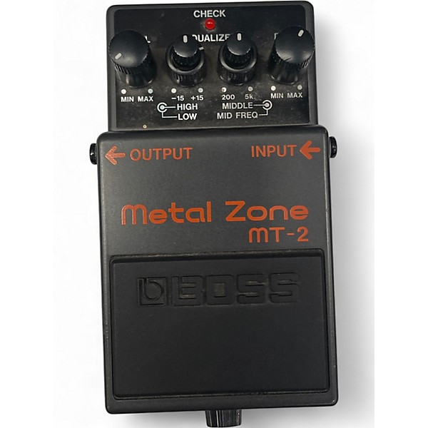 Used BOSS MT2 Metal Zone Distortion Effect Pedal