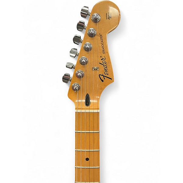 Used Fender Standard Stratocaster Pearl White Solid Body Electric Guitar