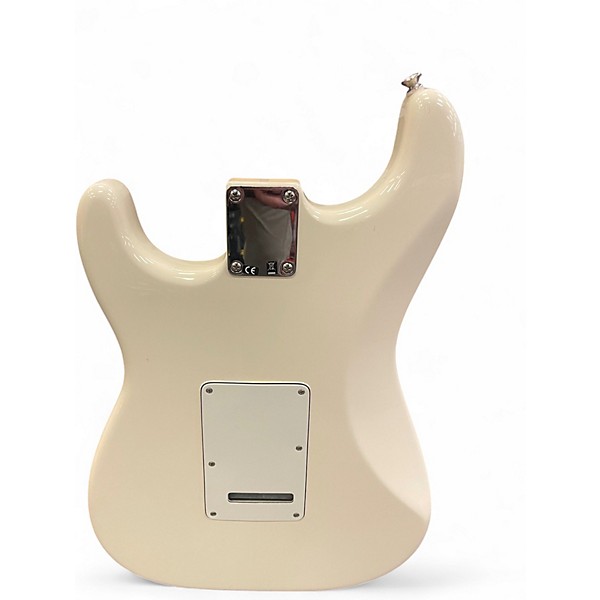 Used Fender Standard Stratocaster Pearl White Solid Body Electric Guitar