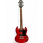 Used Epiphone SG Flat Red Solid Body Electric Guitar thumbnail