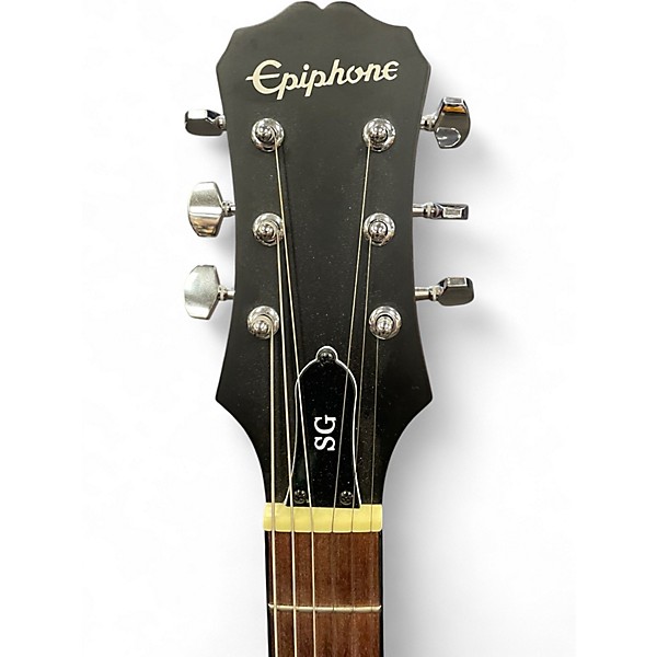 Used Epiphone SG Flat Red Solid Body Electric Guitar