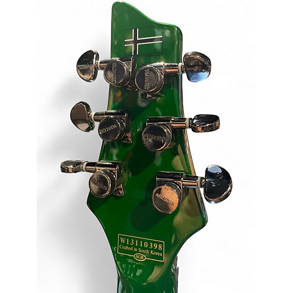 Used Schecter Guitar Research Schecter Kenny Hickey Signature C-1 EX S Sustainiac Green Solid Body Electric Guitar