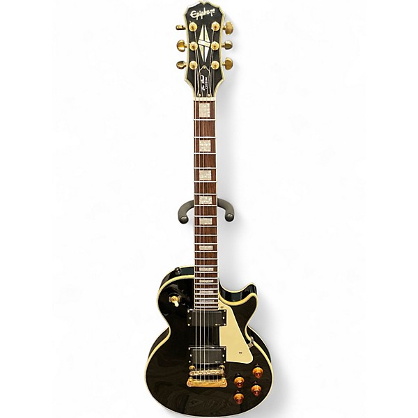Used Epiphone LES PAULCUSTOM Black Solid Body Electric Guitar