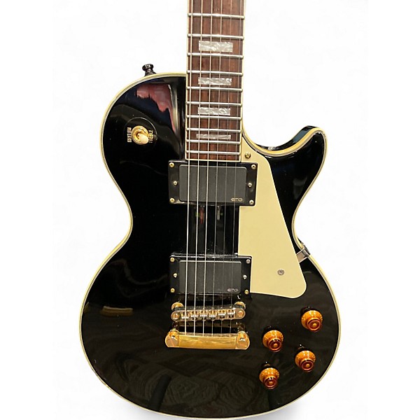Used Epiphone LES PAULCUSTOM Black Solid Body Electric Guitar