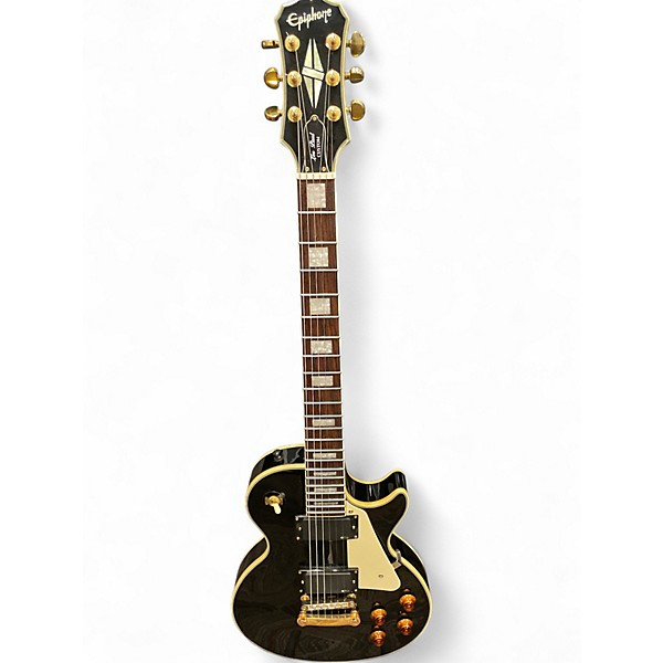Used Epiphone LES PAULCUSTOM Black Solid Body Electric Guitar