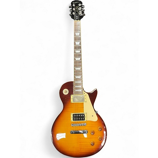 Used Epiphone Les Paul Standard 3 Color Sunburst Solid Body Electric Guitar