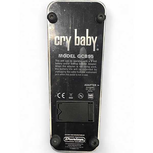 Used Dunlop GCB95 Original Crybaby Wah Effect Pedal