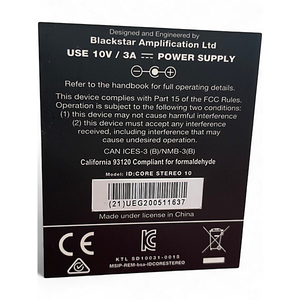 Used Blackstar ID:Core 10 V2 10W Guitar Combo Amp