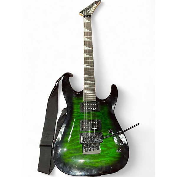 Used Jackson JS20 Trans Green Solid Body Electric Guitar