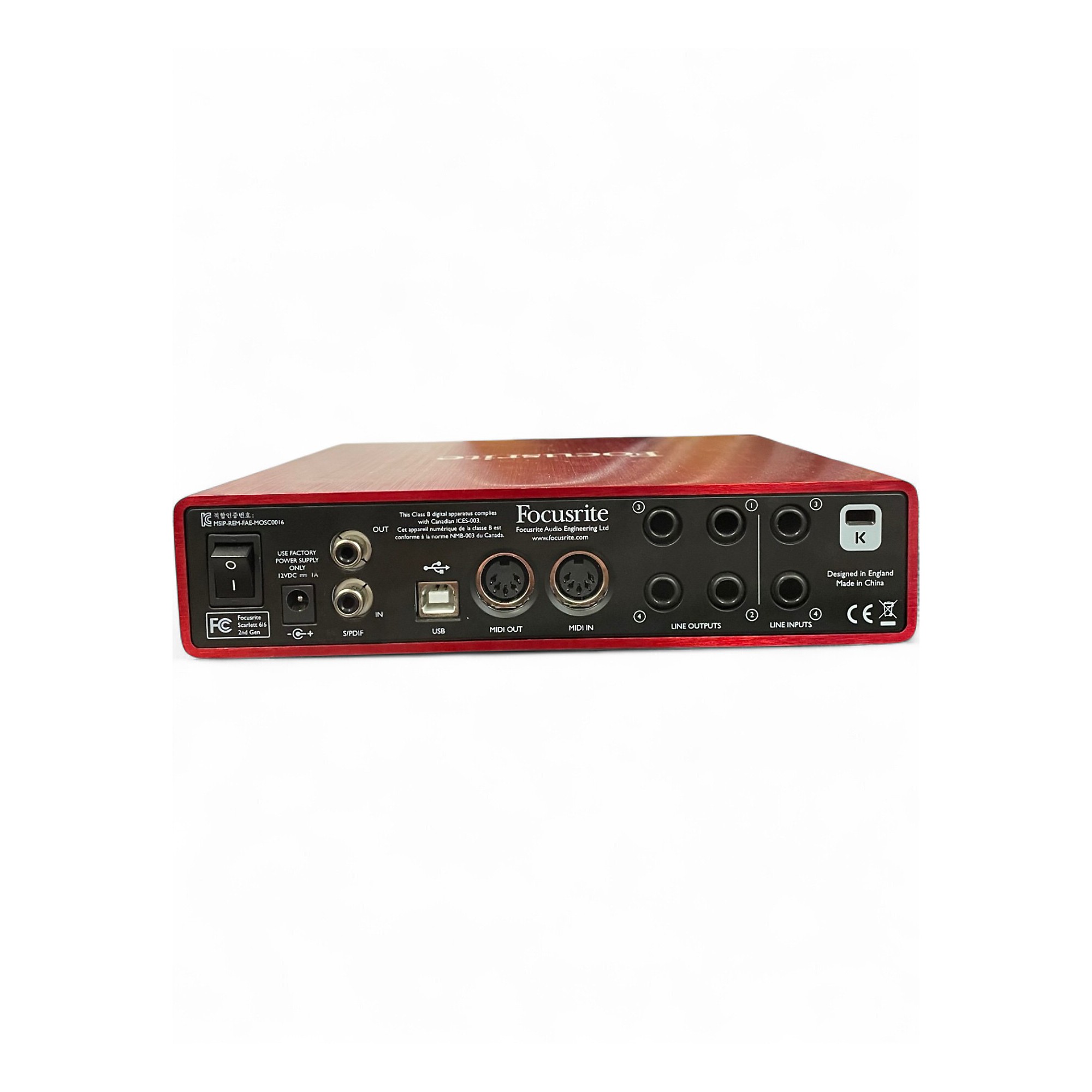 Focusrite Scarlett 2nd Gen 本体6i6 Used Focusrite Scarlett 6i6 Gen 2 Audio Interface | Guitar Center