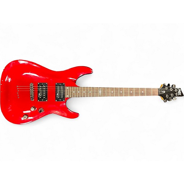 Used Schecter Guitar Research C-1 SGR Chrome Red Metallic Solid Body Electric Guitar