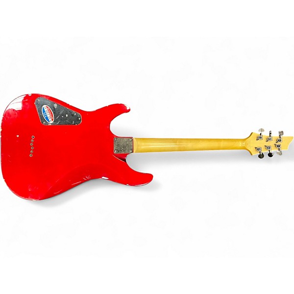Used Schecter Guitar Research C-1 SGR Chrome Red Metallic Solid Body Electric Guitar