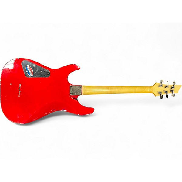 Used Schecter Guitar Research C-1 SGR Chrome Red Metallic Solid Body Electric Guitar