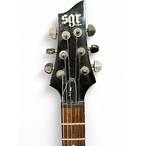 Used Schecter Guitar Research C-1 SGR Chrome Red Metallic Solid Body Electric Guitar