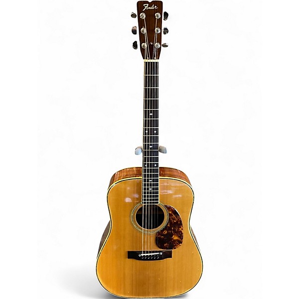 Used Fender F65 Natural Acoustic Guitar