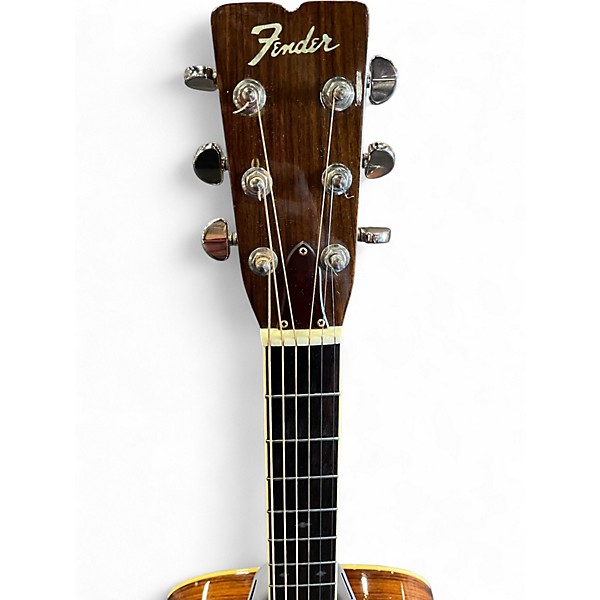 Used Fender F65 Natural Acoustic Guitar