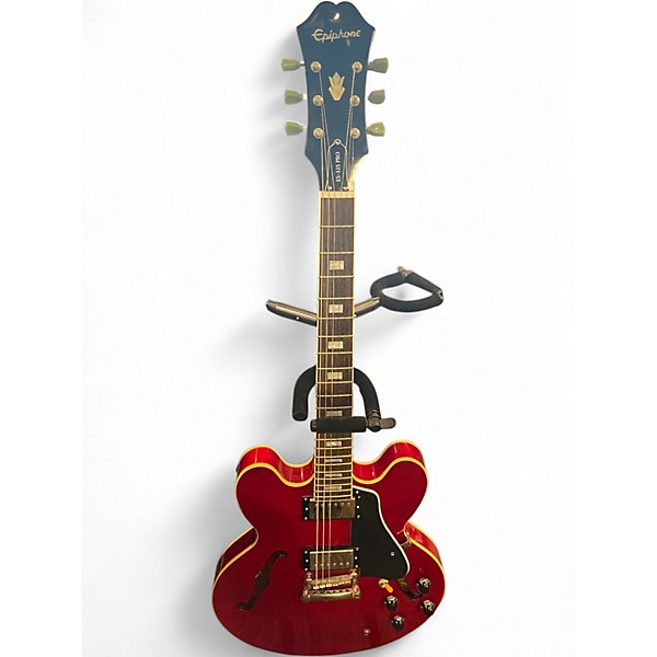 Used Epiphone ES335 Pro Cherry Hollow Body Electric Guitar