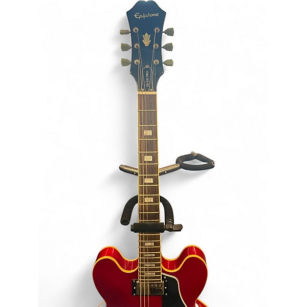 Used Epiphone ES335 Pro Cherry Hollow Body Electric Guitar