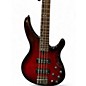 Used Yamaha trbx604fm Trans Red Electric Bass Guitar