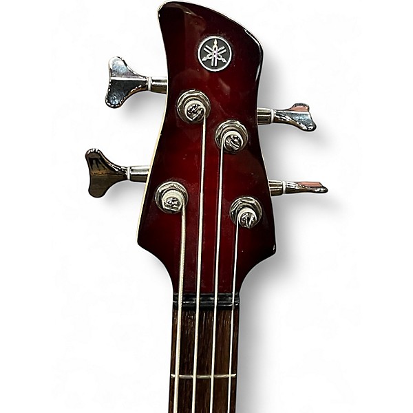 Used Yamaha trbx604fm Trans Red Electric Bass Guitar
