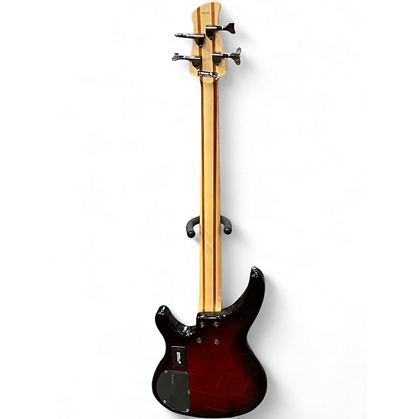 Used Yamaha trbx604fm Trans Red Electric Bass Guitar