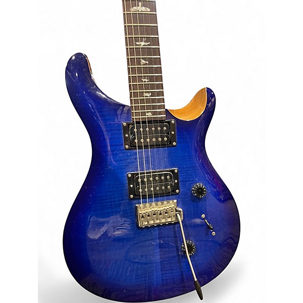 Used PRS SE Custom 24 Blue Solid Body Electric Guitar