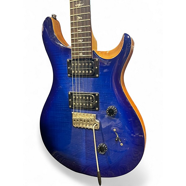 Used PRS SE Custom 24 Blue Solid Body Electric Guitar