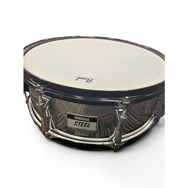 Used Yamaha 14X5 STEEL Silver Drum