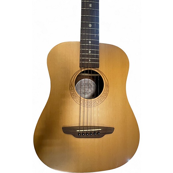 Used Luna SAFPK Natural Acoustic Guitar