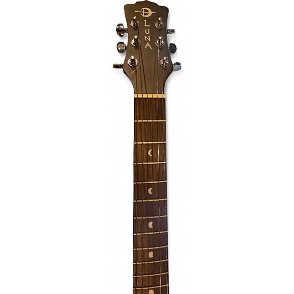 Used Luna SAFPK Natural Acoustic Guitar