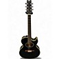 Used Washburn GEORGE WASHBURN SERIES Black Acoustic Electric Guitar thumbnail