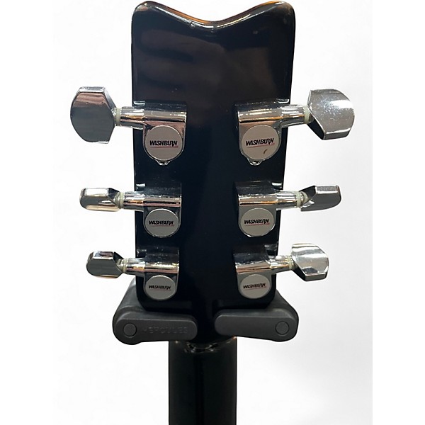 Used Washburn GEORGE WASHBURN SERIES Black Acoustic Electric Guitar