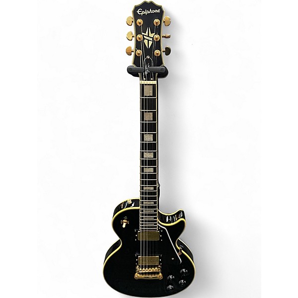 Used Epiphone les paul custom bjorn gelotte Black Solid Body Electric Guitar