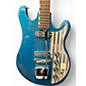 Vintage 1960s Teisco DEL RAY ET-201 Blue Solid Body Electric Guitar