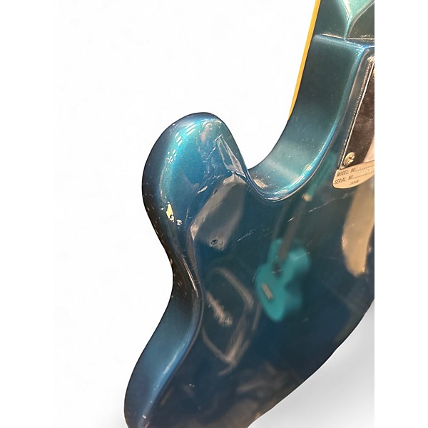 Vintage 1960s Teisco DEL RAY ET-201 Blue Solid Body Electric Guitar