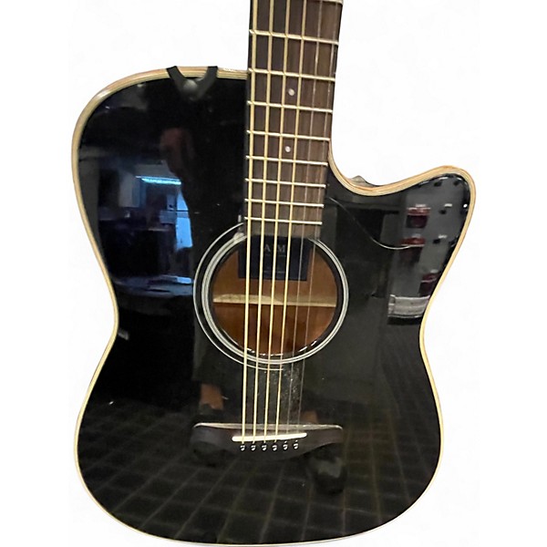 Used Yamaha A1M Black Acoustic Electric Guitar