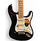 Used Fender VG Stratocaster Black and White Solid Body Electric Guitar