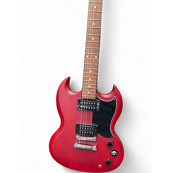 Used Epiphone SG Candy Apple Red Solid Body Electric Guitar