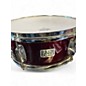 Used Drumzone 14in 14 in Snare Red Drum