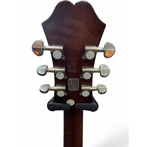Used Epiphone AJ200E 2 Color Sunburst Acoustic Electric Guitar