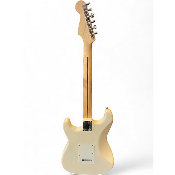 Used Fender Standard Stratocaster Cream Solid Body Electric Guitar