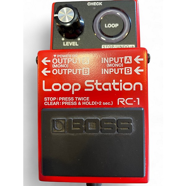 Used BOSS RC1 Loop Station Pedal