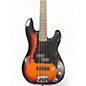 Used Squier Precision Bass 3 Tone Sunburst Electric Bass Guitar