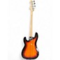 Used Squier Precision Bass 3 Tone Sunburst Electric Bass Guitar
