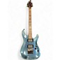 Used Schecter Guitar Research Damien Elite 6 Floyd Rose Metallic Black Solid Body Electric Guitar thumbnail