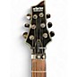 Used Schecter Guitar Research Damien Elite 6 Floyd Rose Metallic Black Solid Body Electric Guitar